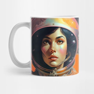 We Are Floating In Space - 76 - Sci-Fi Inspired Retro Artwork Mug